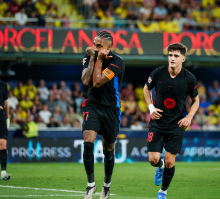 Barcelona slo Villarreal 5-1, Lewandowski og Rafinha scoret begge to ganger